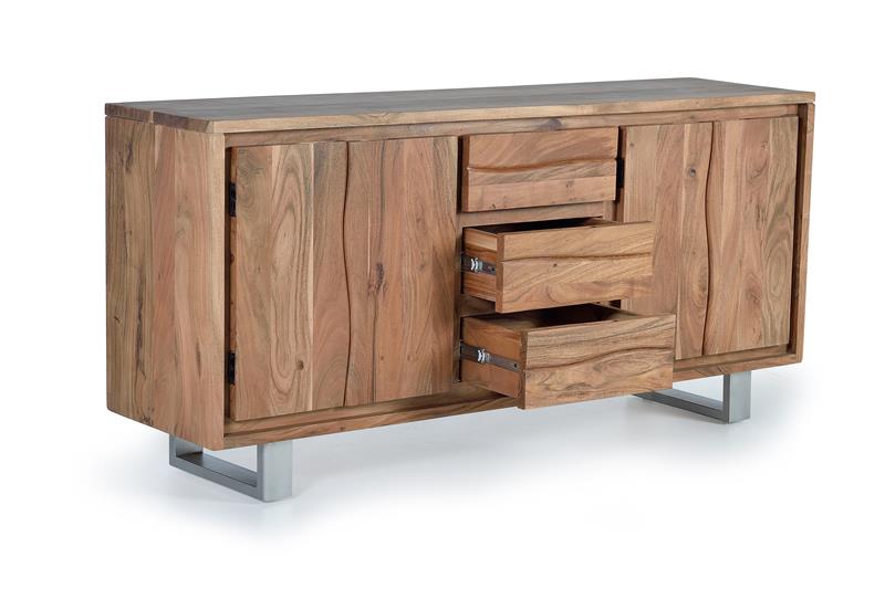 Solid Acacia Wood Sideboard