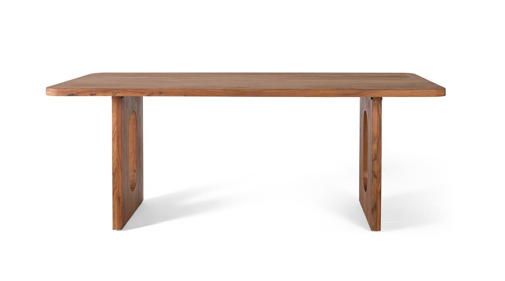 Rectangular Dining Table, Solid Acacia Wood