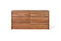 Sideboard with 6 Drawers, Solid Acacia Wood