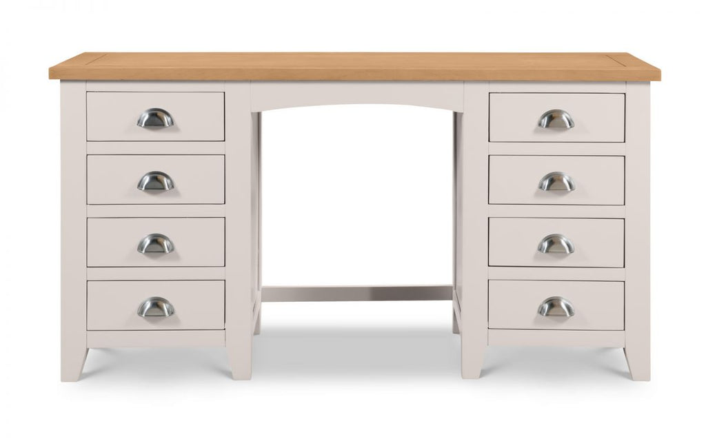 Richmond Twin Pedestal Wooden Dressing Table