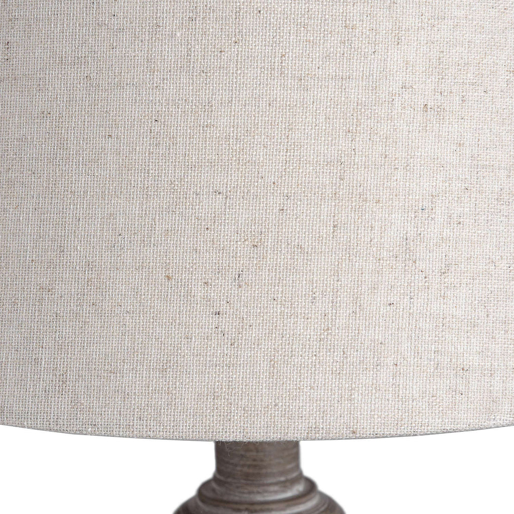 Washed Wood Table Lamp