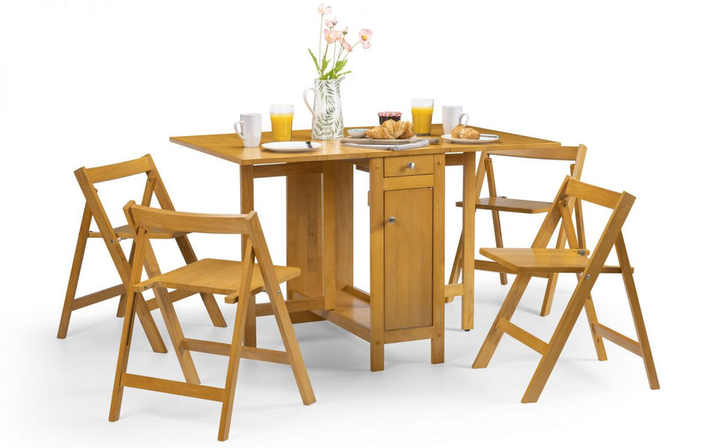 Savoy Wooden Foldable Dining Set