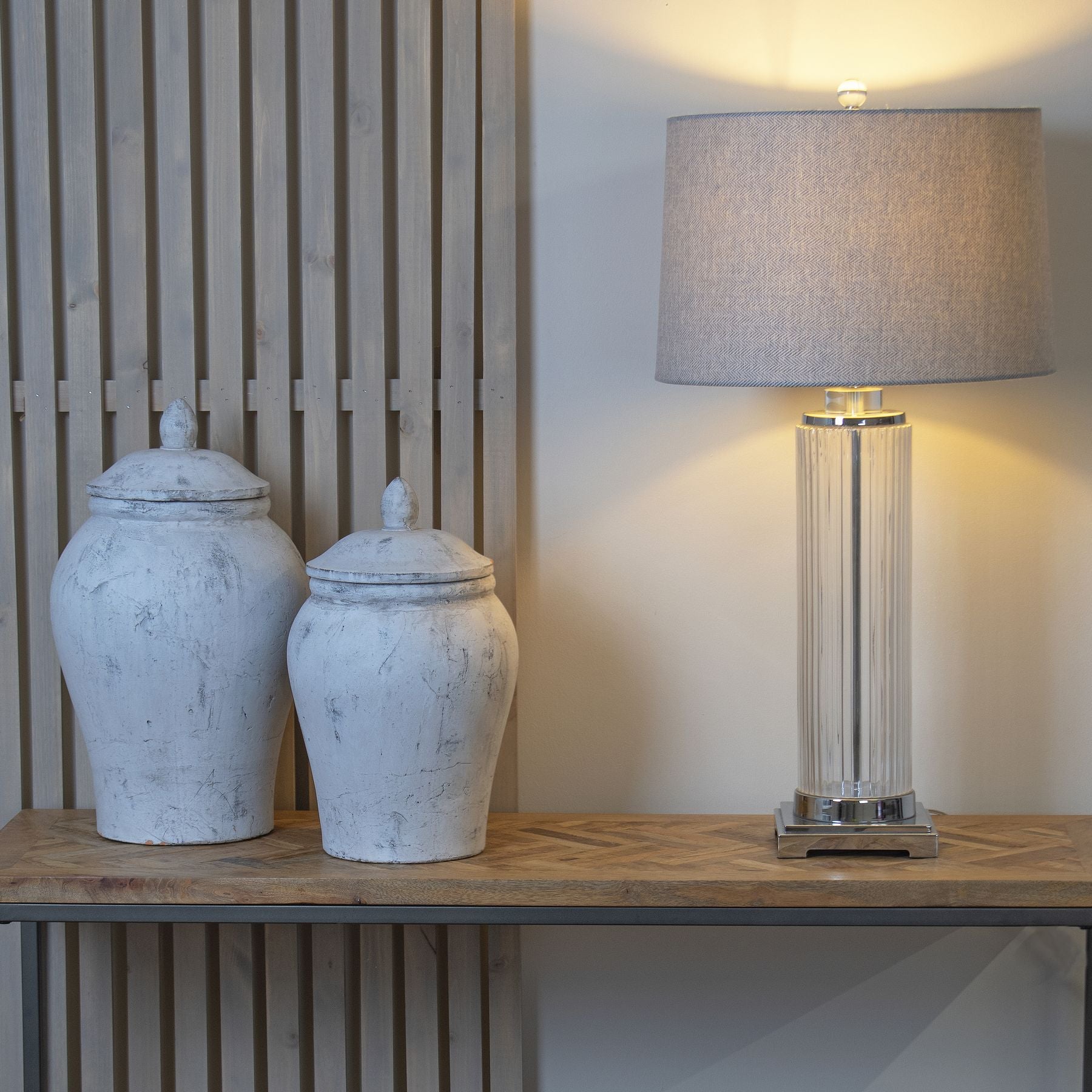 Glass Table Lamp