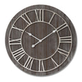 Wall Clock, Grey Wash Wood
