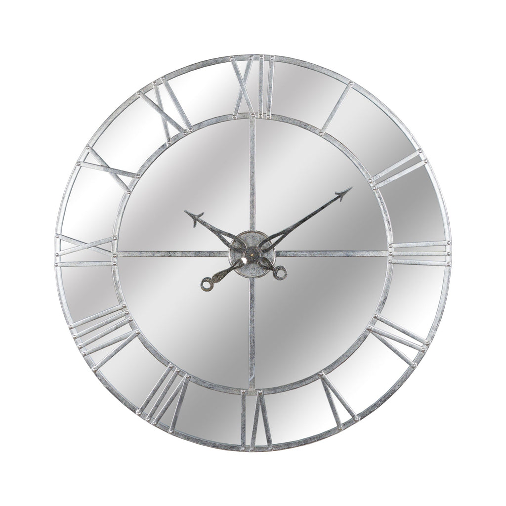 Mirrored Wall Clock, Large