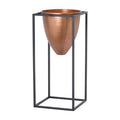 Large Copper Bullet Planter