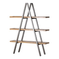 Display Shelf, Pine Plank Shelves & Metal