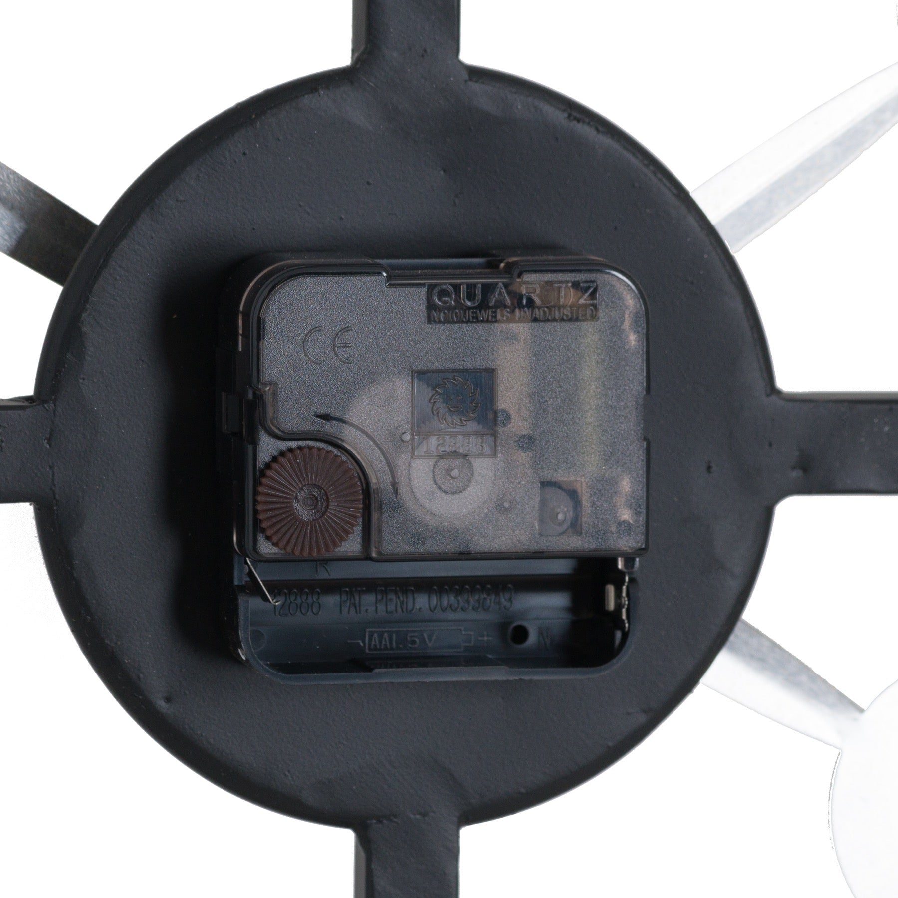 Distressed Skeleton Station Clock