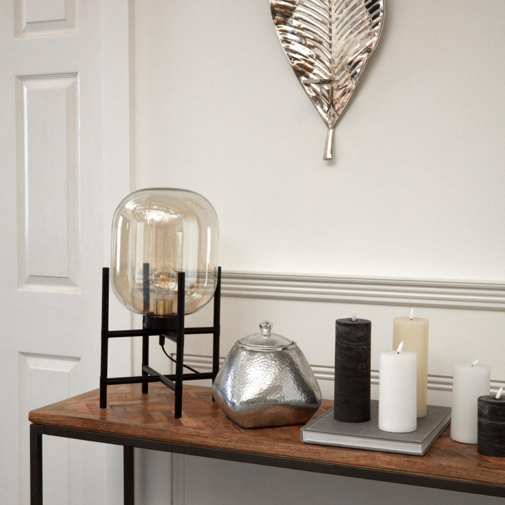 Vintage Glass Glow Lamp