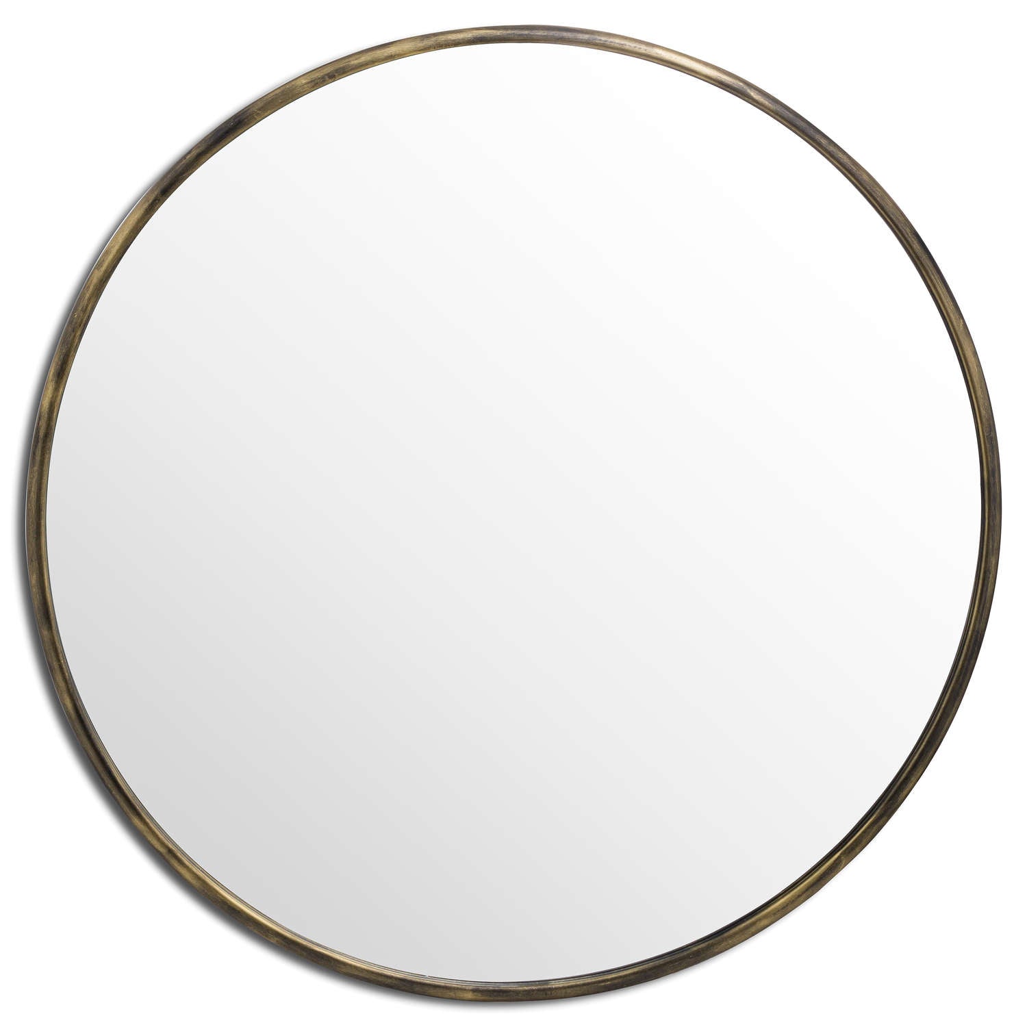 Antique Brass Mirror