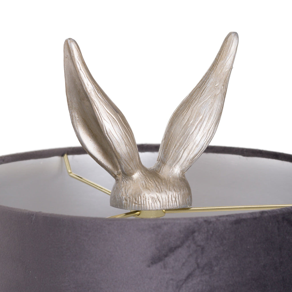 Silver Hare Table Lamp