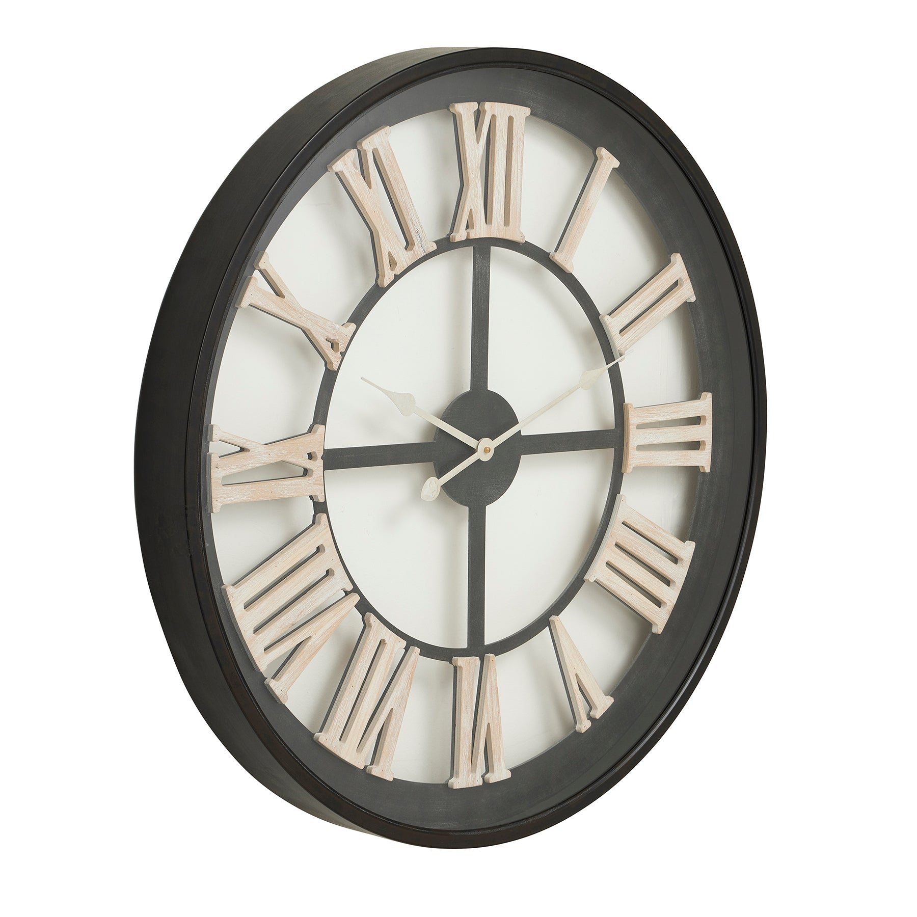 Black Skeleton Clock, Roman Numerals