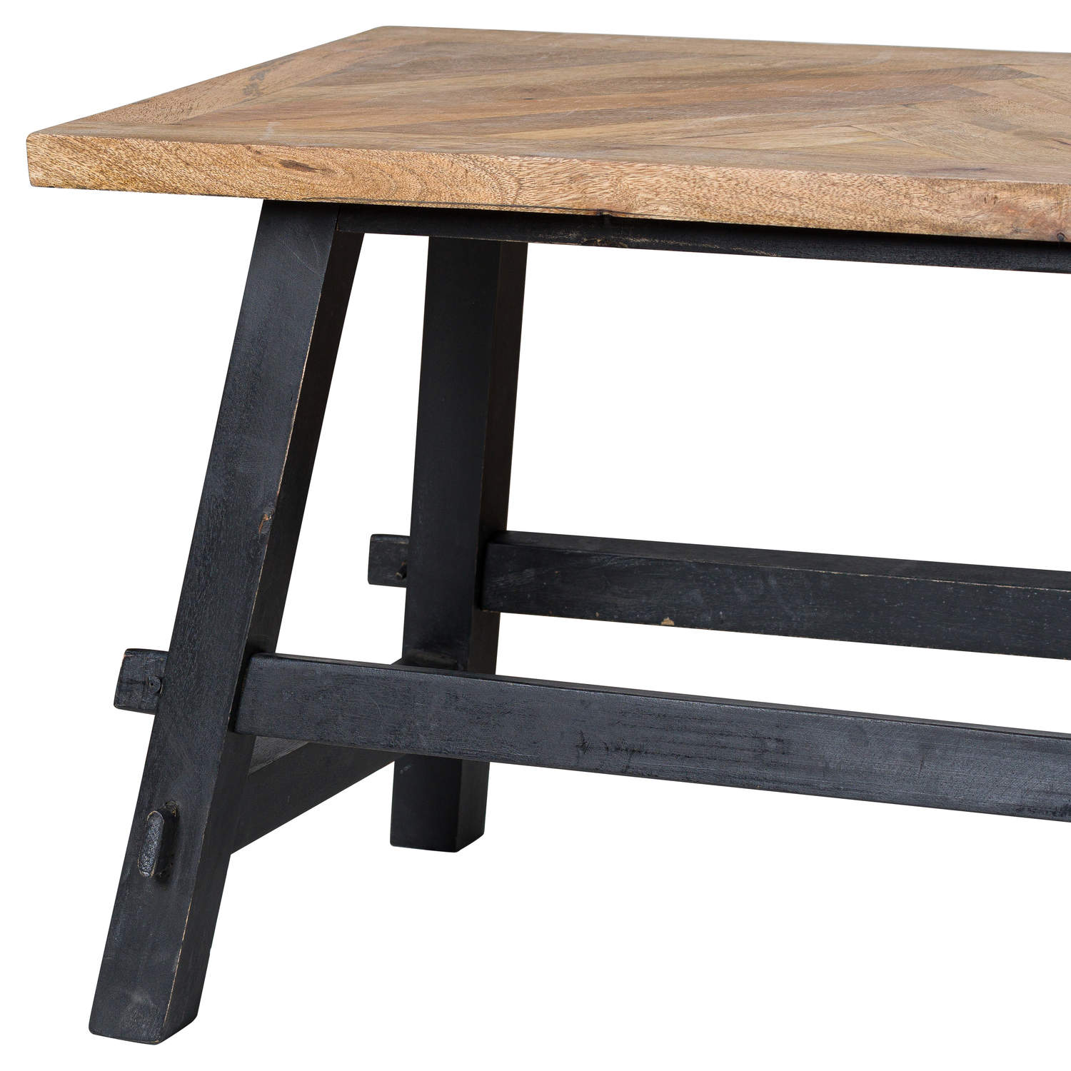 Nordic Dining Bench, Black