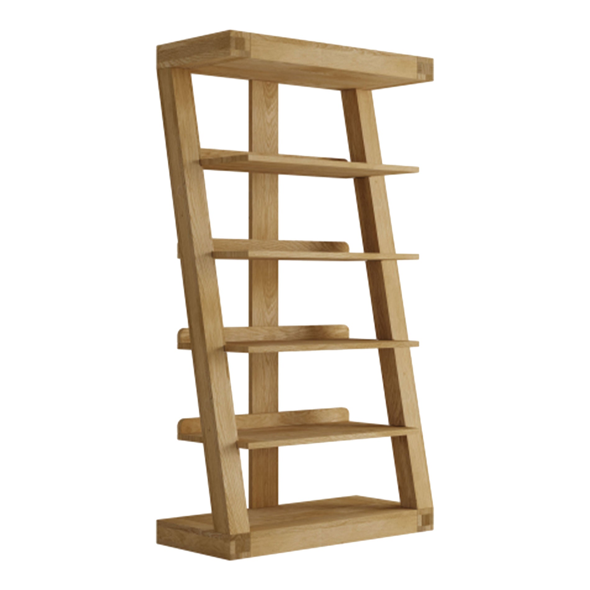 Z Designer Oak Large Bookcase