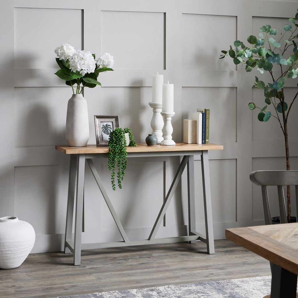 Nordic Console Table, Grey