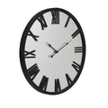 Mirrored Wall Clock, Black