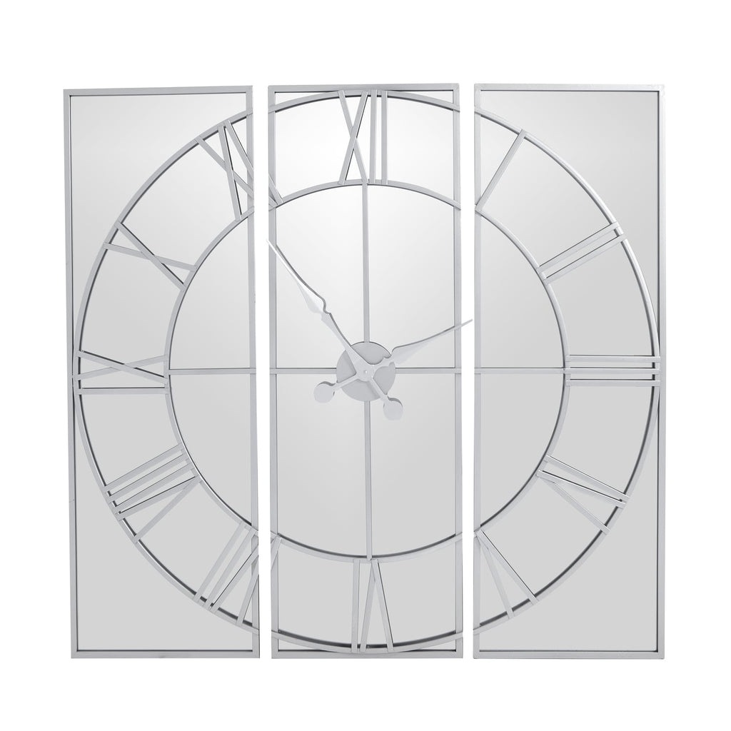 Celina Contemporary Mirrored Wall Clock