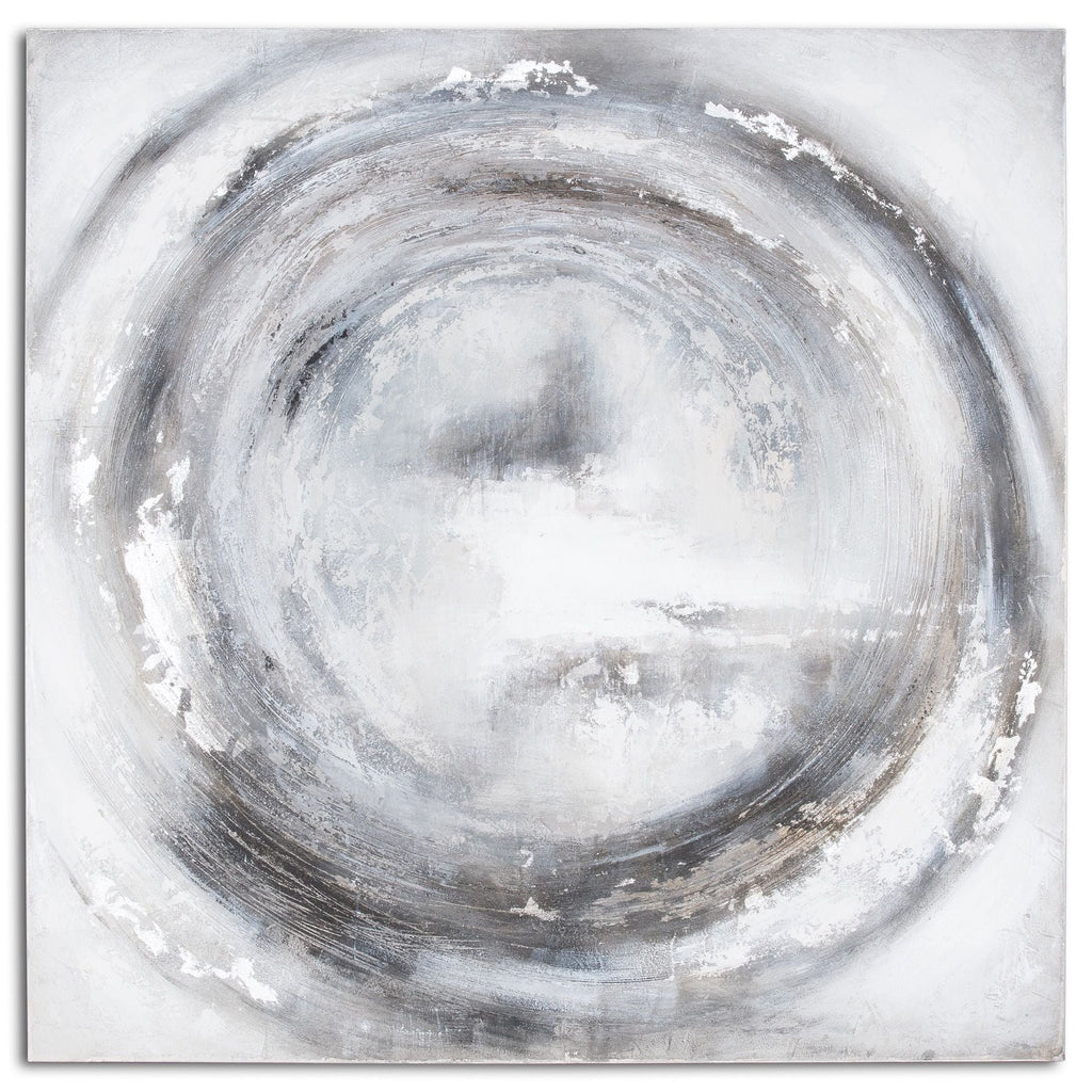 Orion Silver Painted Canvas