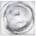 Orion Silver Painted Canvas