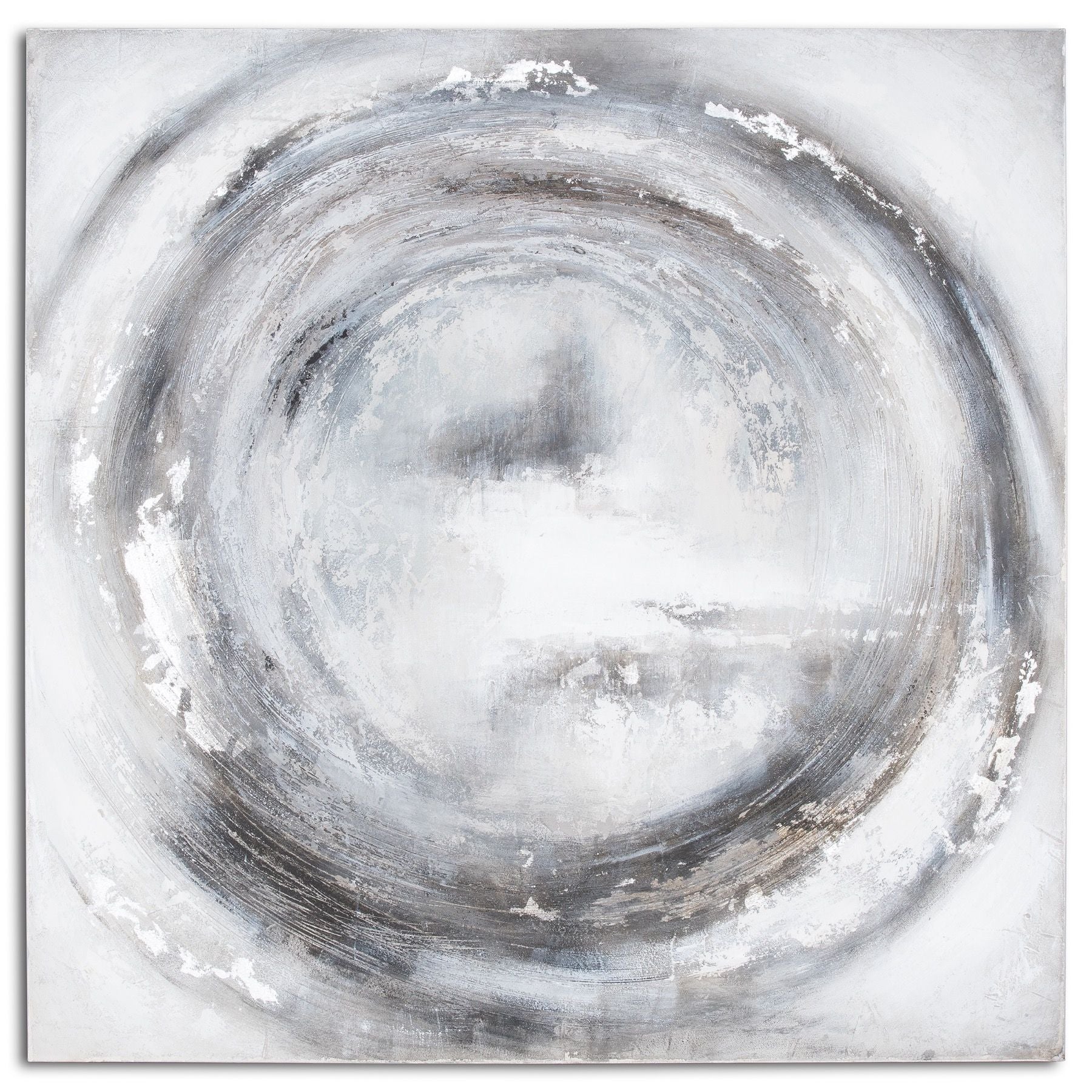 Orion Silver Painted Canvas