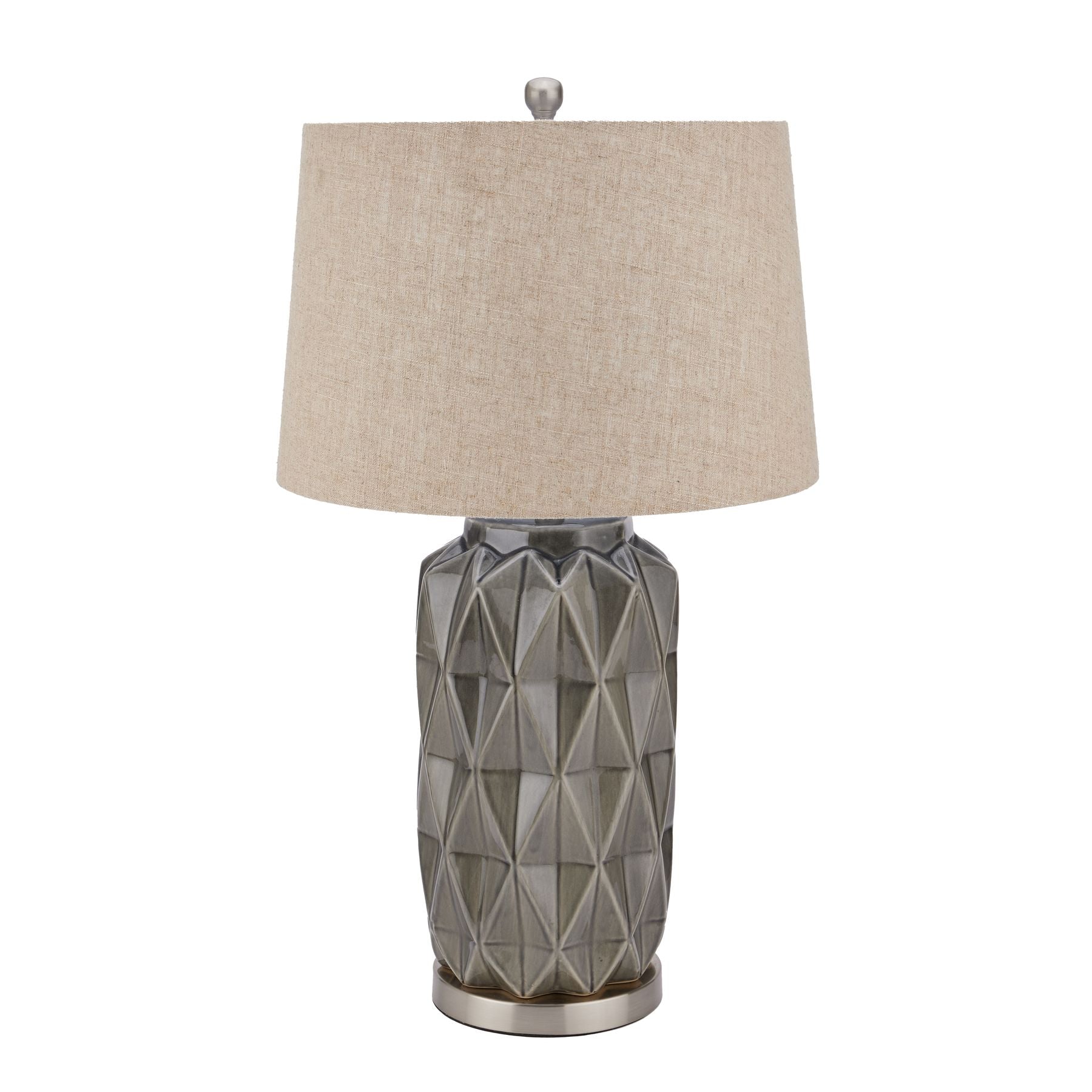 Grey Ceramic Table Lamp