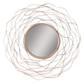 Cosmos Antique Round Mirror