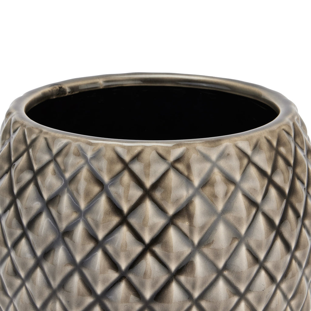 Grey Diamond Planter