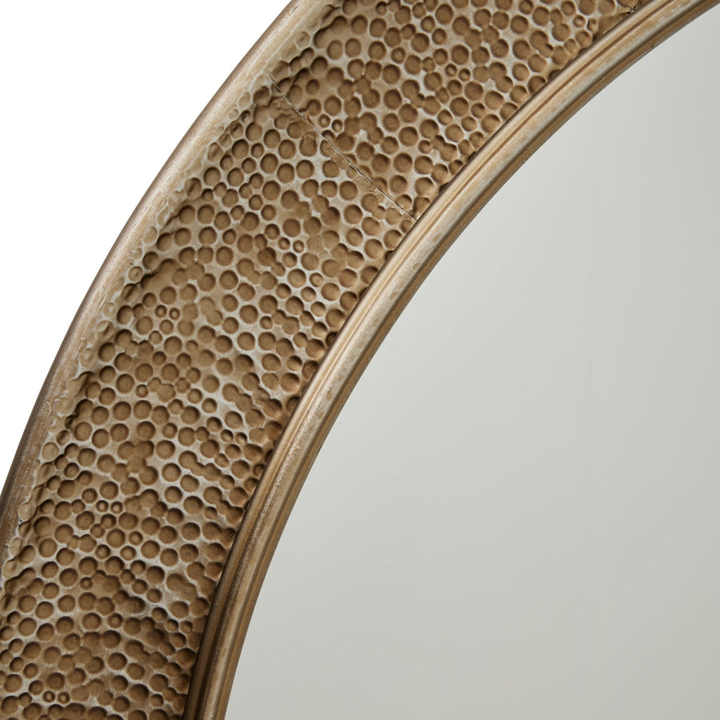 Large Brass Wall Mirror