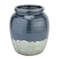 Navy Bulbous Vase