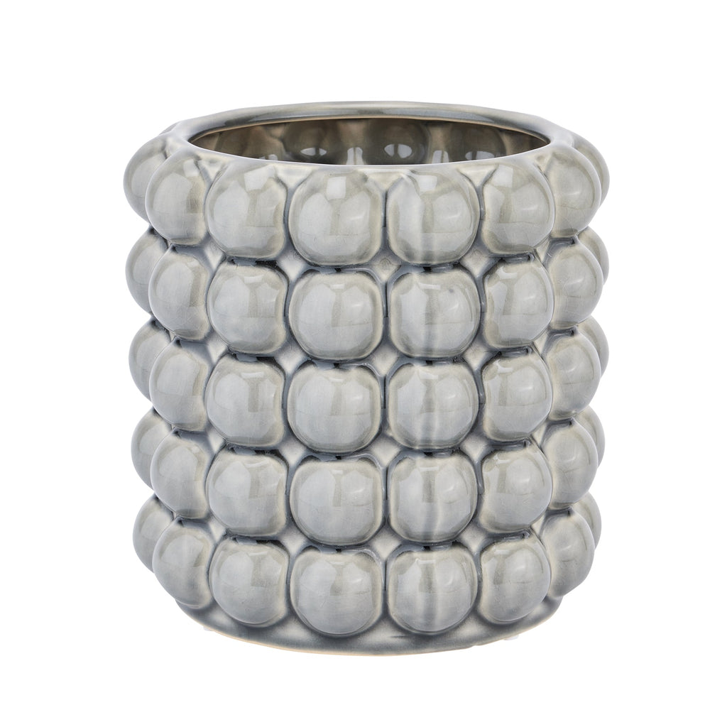 Grey Bubble Planter