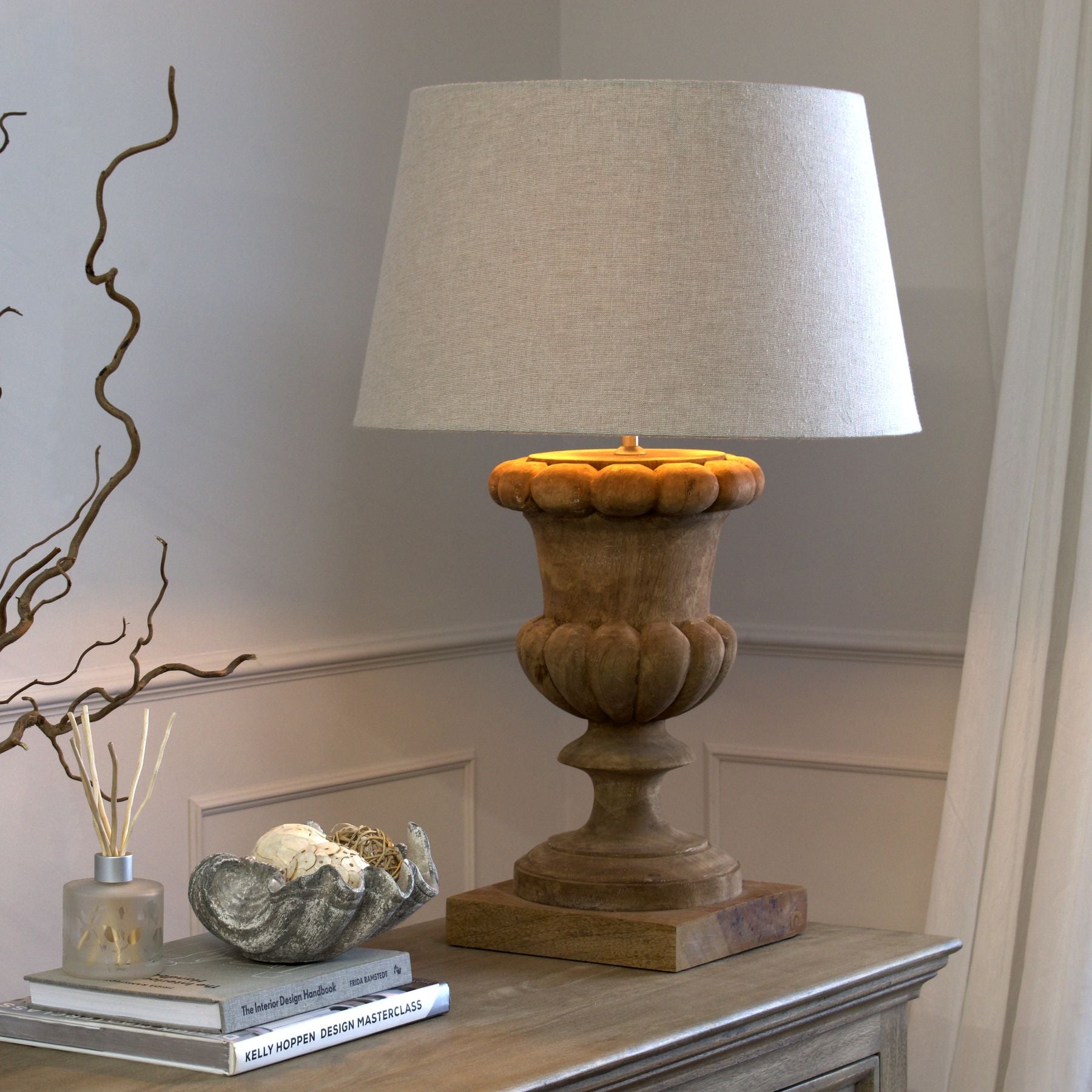 Flutted Table Lamp