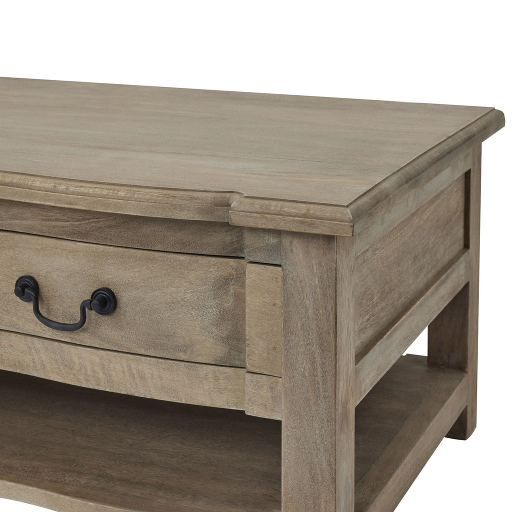 2 Drawer Coffee Table, Acacia Wood