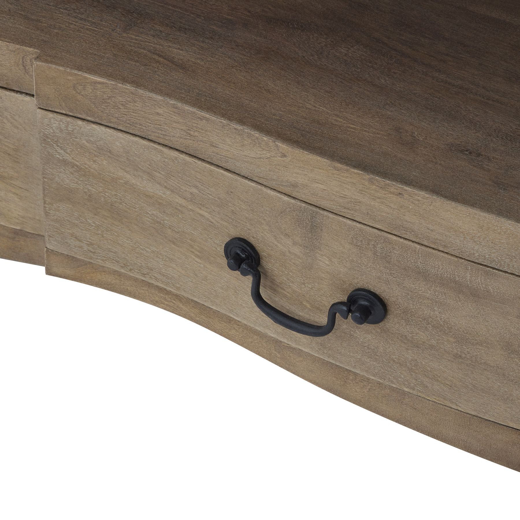 1 Drawer Media Unit, Acacia Wood