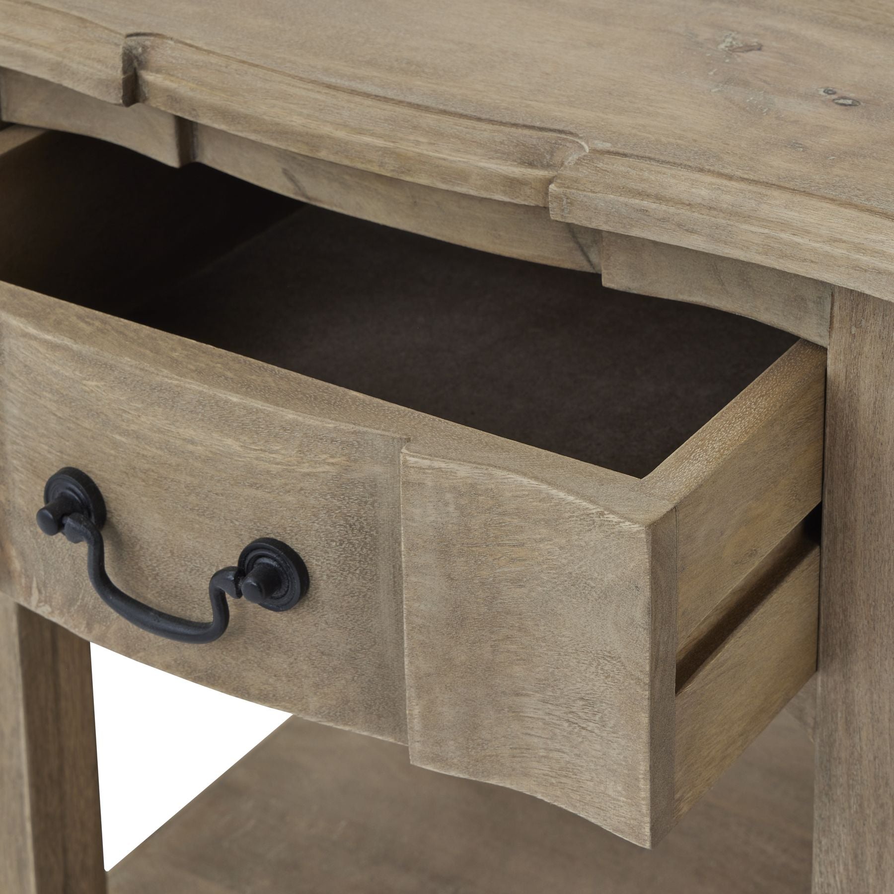 1 Drawer Bedside Table, Acacia Wood