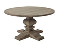 Copgrove Pedestal Dining Table, Acacia Wood