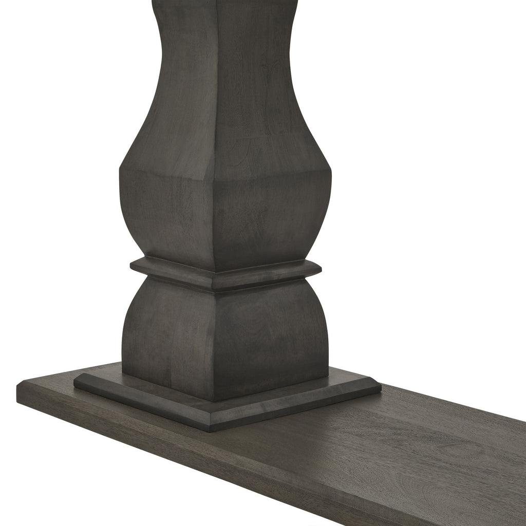 Deep Grey Console Table, Acacia
