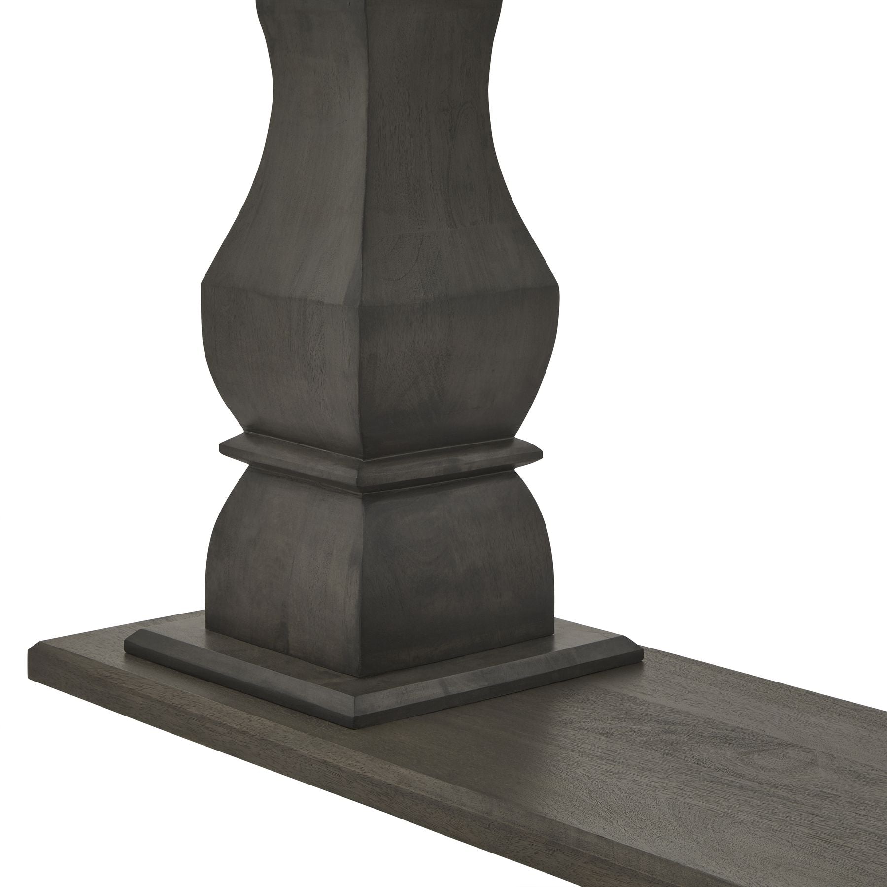 Deep Grey Console Table, Acacia