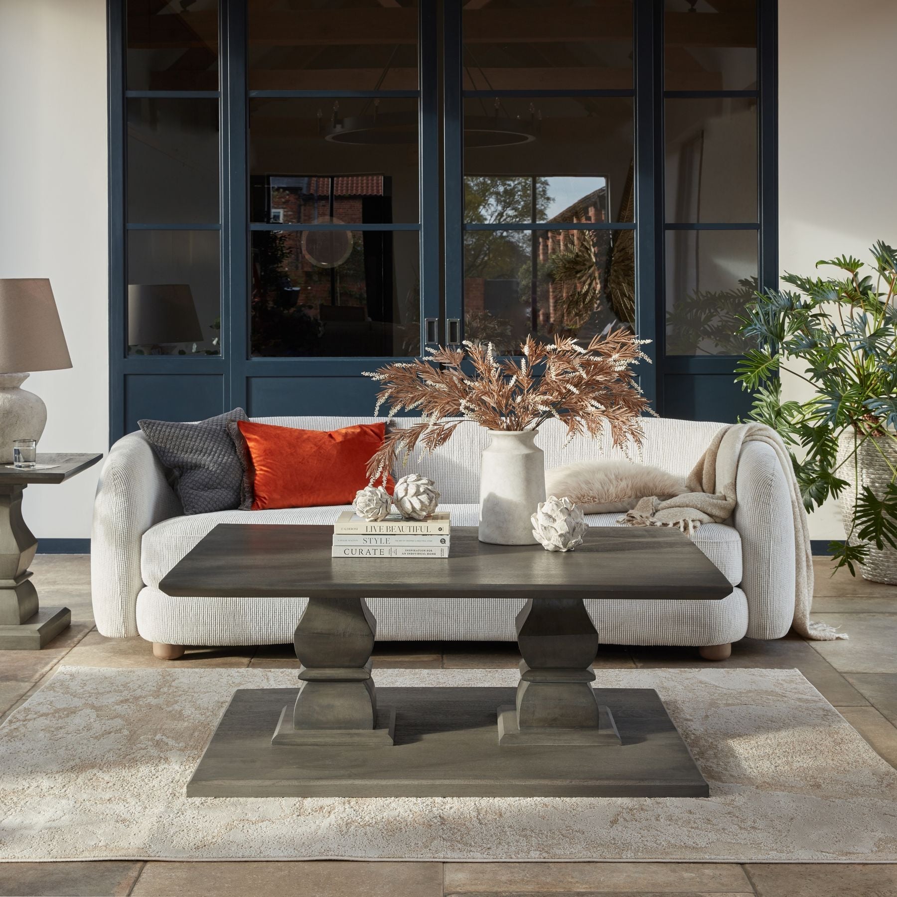 Deep Grey Coffee Table, Acacia