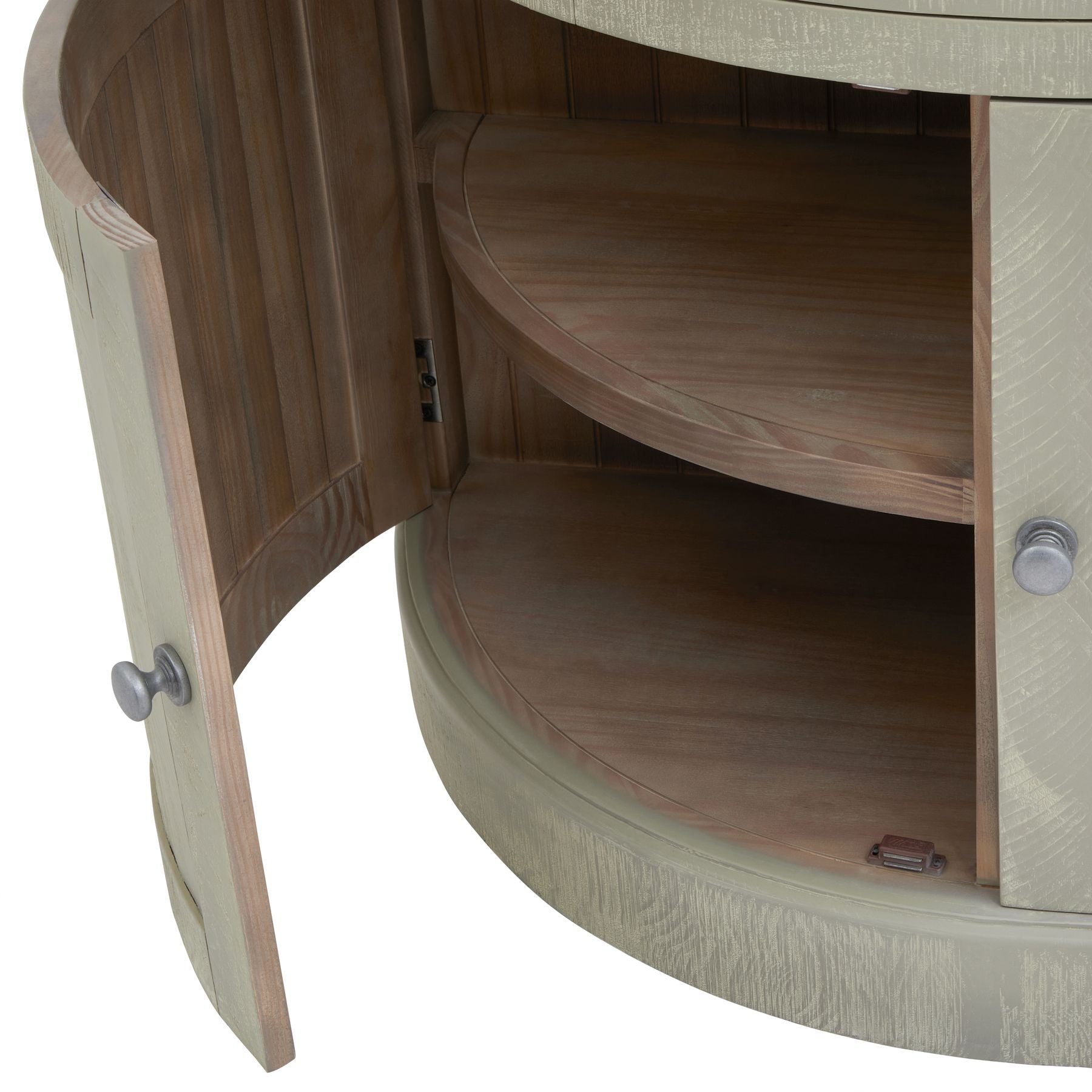 Andre Half Moon 2 Door 1 Drawer Cupboard