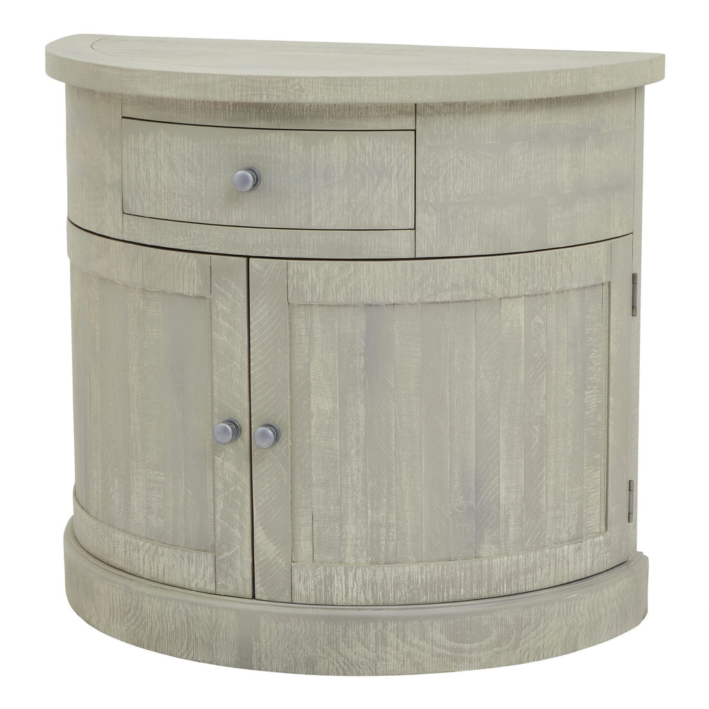 Andre Half Moon 2 Door 1 Drawer Cupboard