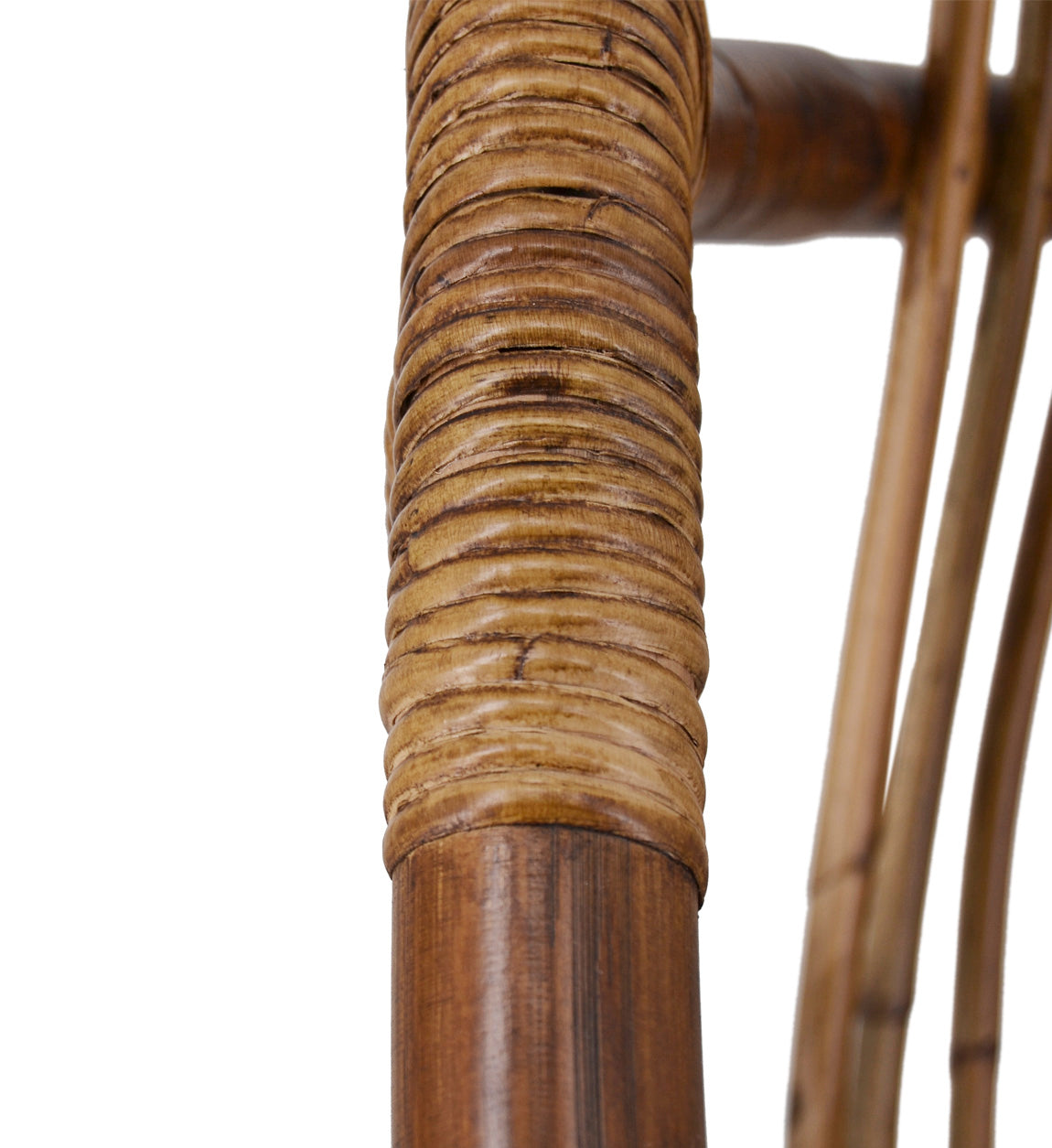 Enzo Armchair, Mindi Wood and Rattan