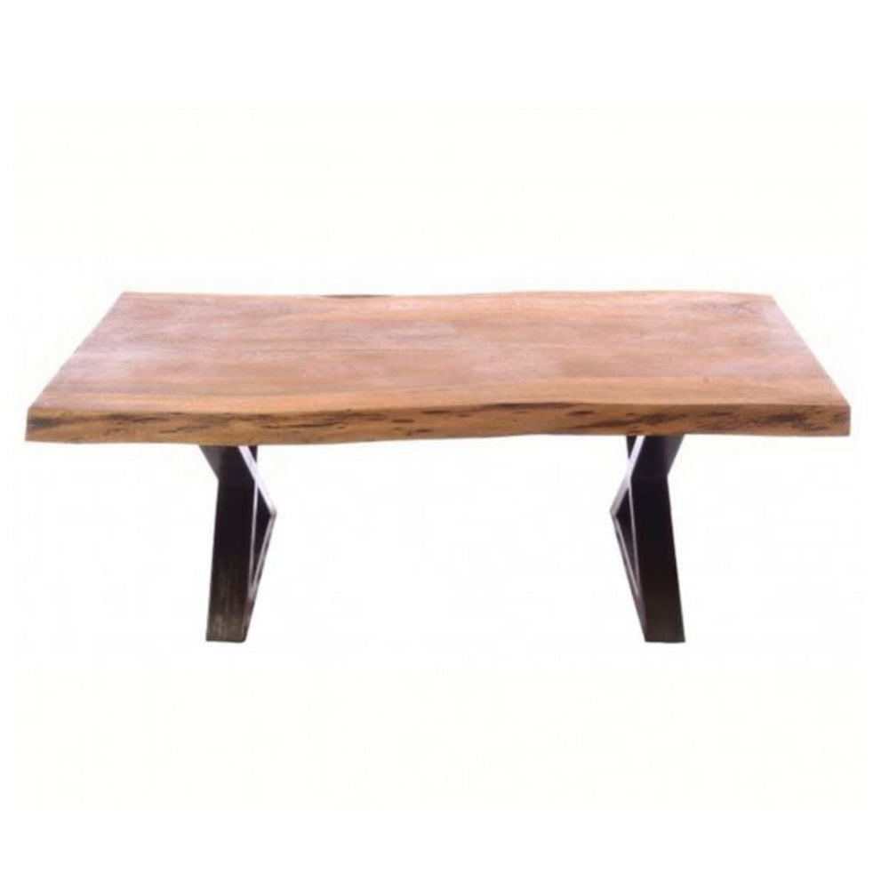 Cross Legged Live Edge Coffee Table