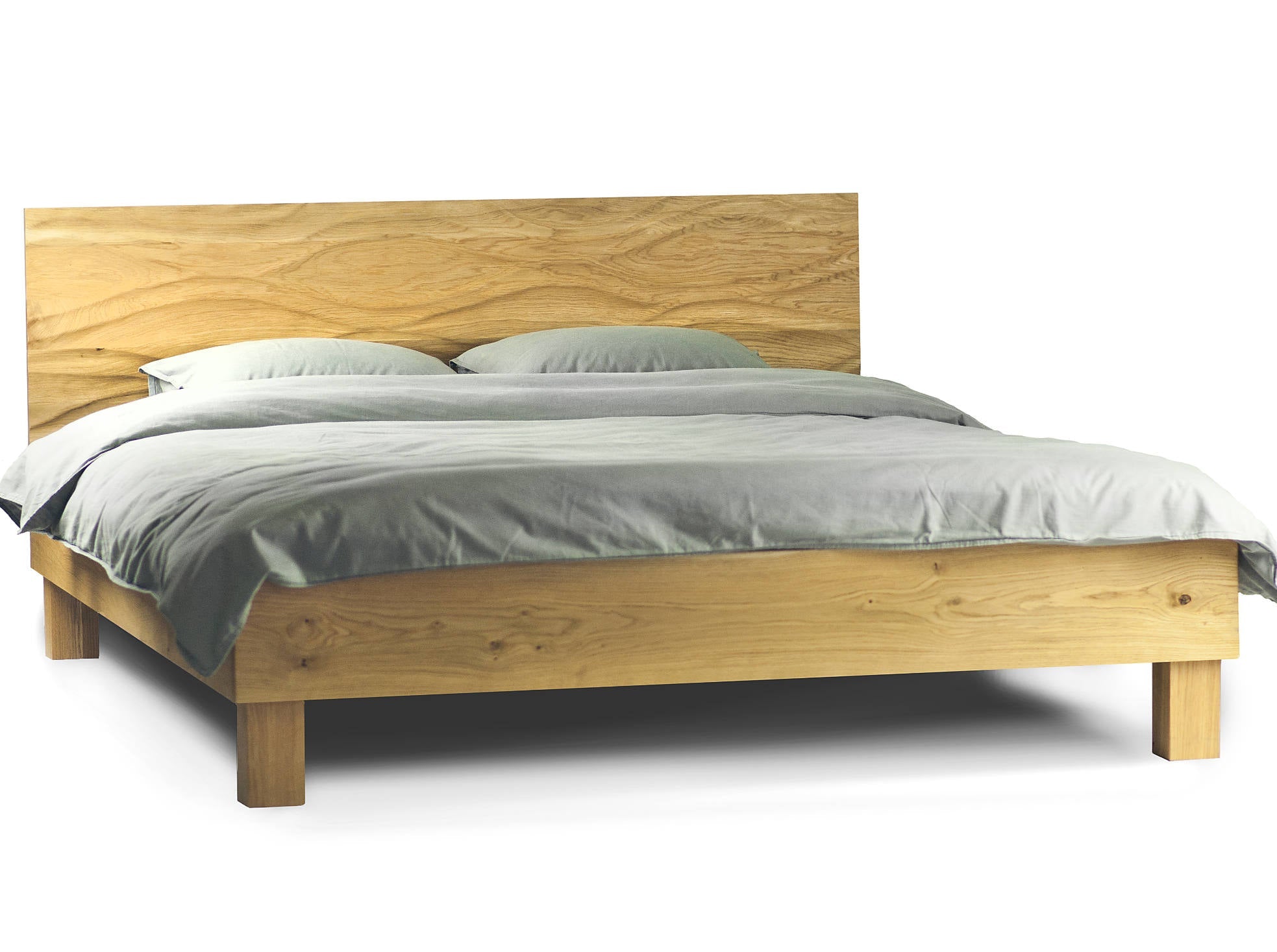 Lino Bed, Oak Wood