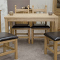 Elegance Dining Table, Oak Wood