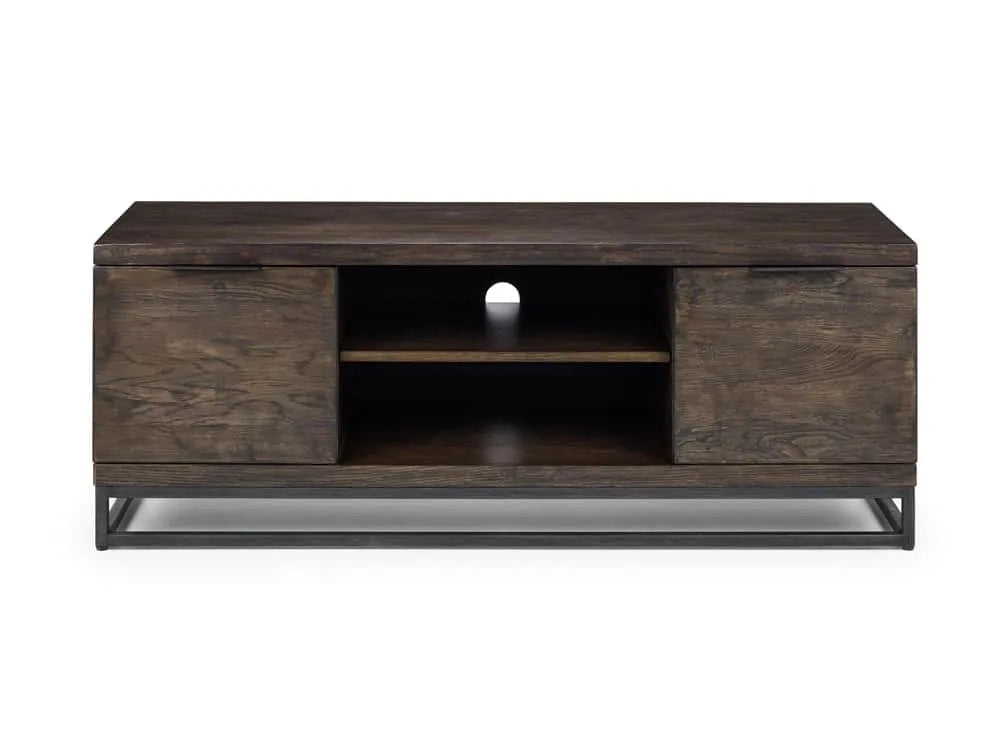 Brooklyn Wooden TV Stand, Dark Oak