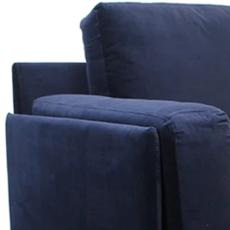 Vittorio 2 Seater Sofa Dark Blue