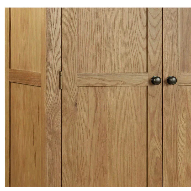 Marlborough  2 Door Wardrobe, Oak Wood