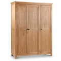 Marlborough  3 Door Wardrobe, Oak Wood