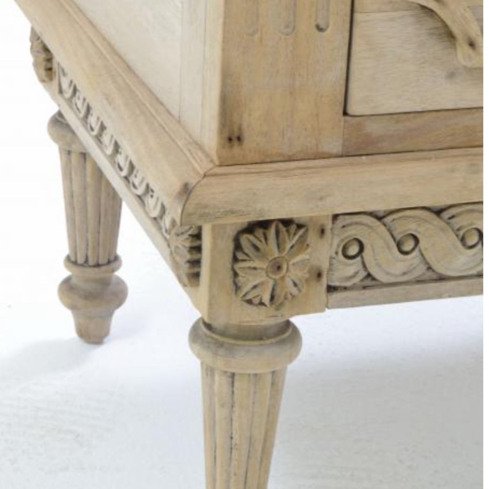 2 Drawer Vintage Bedside Table