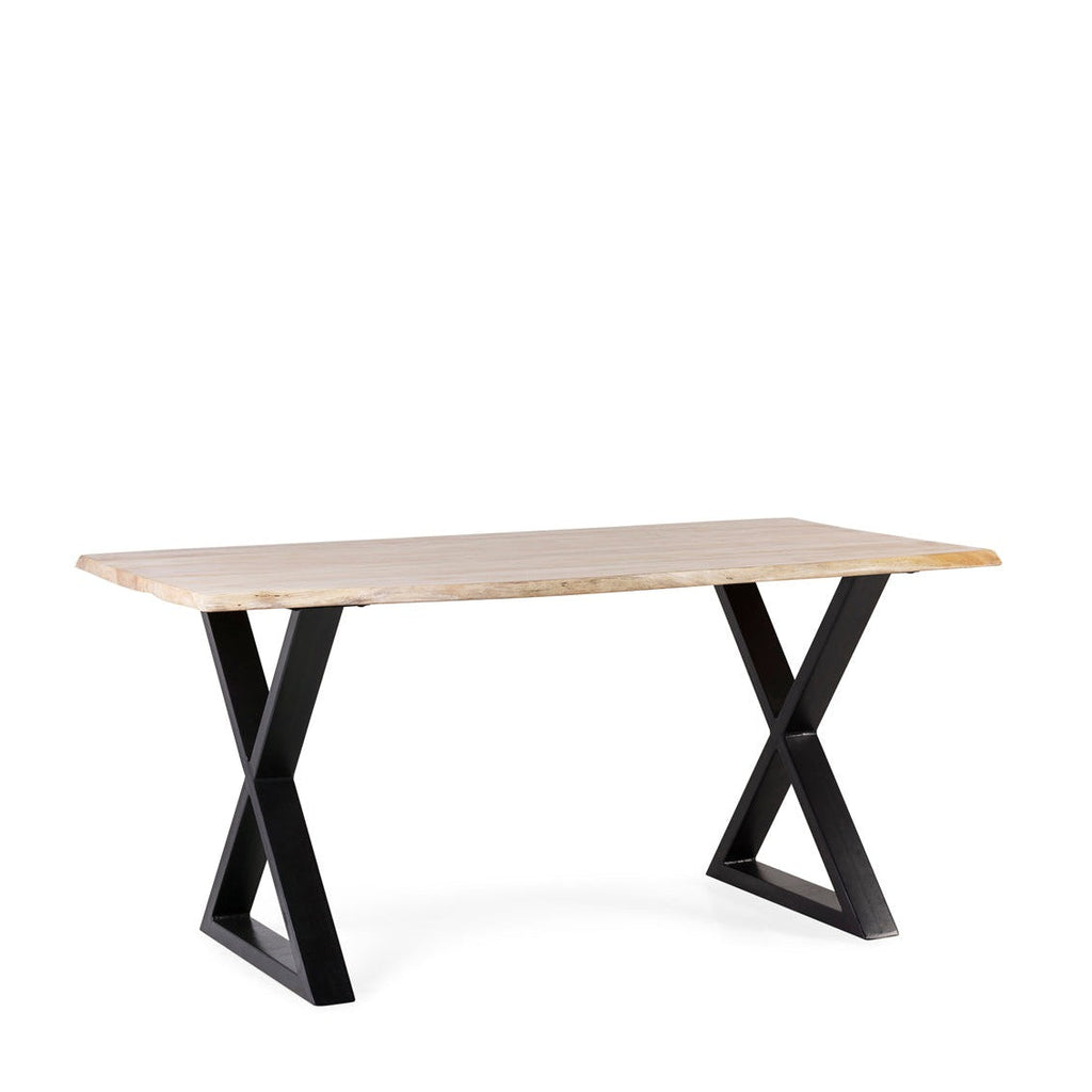 Live Edge Natural Finish Dining Table